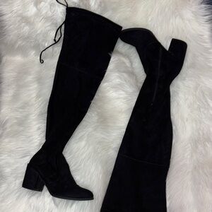 Black Over-the-Knee Women's Boots
